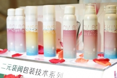 二元喷雾化妆品发展背景